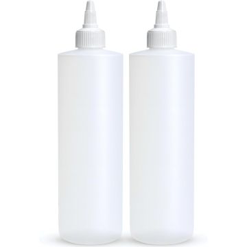 Brightfrom Botellas Dosificadoras de Condimentos 16 oz Pack de 2