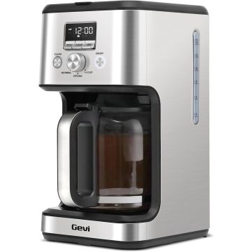 Cafetera de Goteo Programable 14 Tazas, Pantalla LCD y Función Pausa
