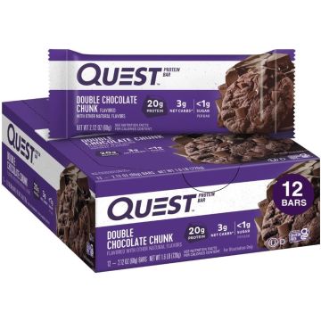 Barritas de proteína Quest Nutrition Double Chocolate Chunk