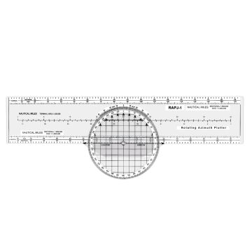 Regla de Aviación Medarchitect PJ-1 Aluminio y Metal 13.39x4.53 in