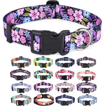 Collar para perro con estampado bohemio, talla M