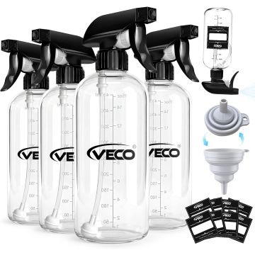 Botellas de Spray Graduadas 500 ml Pack 4