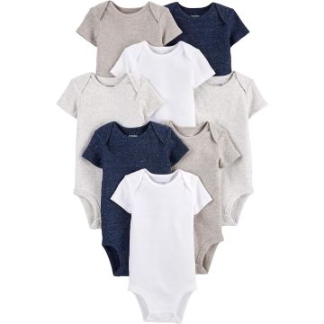 Bodies Bebé Algodón Pack 8