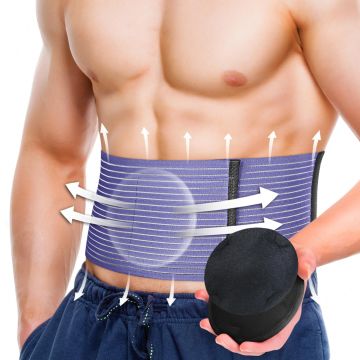 Faja Hernia Umbilical BLITZU Ajustable con 2 Almohadillas L-XL