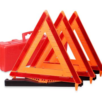 Cartman 3PK Triángulos de Seguridad Viales Plegables DOT