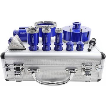 Juego de brocas diamante SHDIATOOL 10 piezas para porcelana