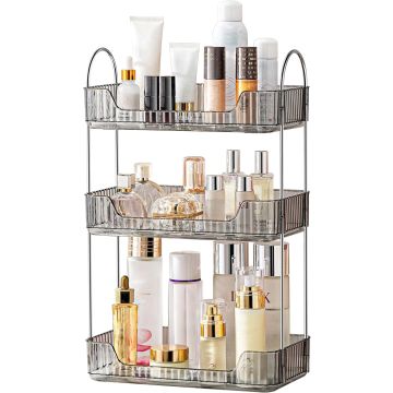 Organizador de Baño Akinbas 3 Niveles Gris