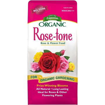 Fertilizante Orgánico Espoma Rose-Tone 4-3-2 para Rosas y Plantas con Flores