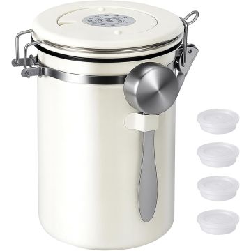 Kirecoo Canister Acero Inoxidable 22 oz para Café, Cereal, Azúcar, Té