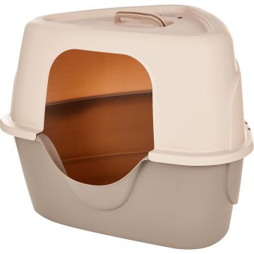 Amazon Basics Bandeja Sanitaria Esquinera con Tapa, Carbón