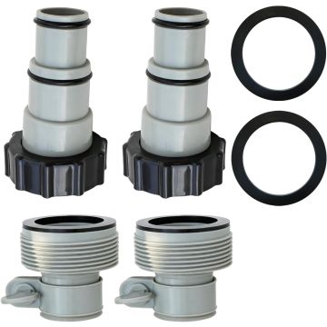 Adaptador manguera piscina 4 unidades 1.5" a 1.25"