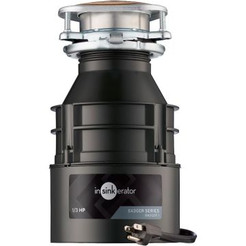 InSinkErator Trituradora de Basura Badger 1 1/3 HP Alimentación Continua