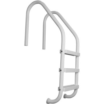 Escalera de piscina SAFTRON P-324-L3 blanca de 3 peldaños