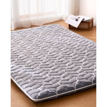 Colchoneta Futon Japonesa 6ta Generación - Espuma de Alta Densidad, Plegable, Twin (99x203 cm)