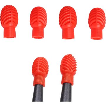 Amortiguadores de Silicona para Baquetas (4 Rojo)