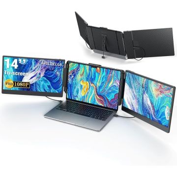 Monitor Extensor Triple 14 Pulgadas FHD IPS