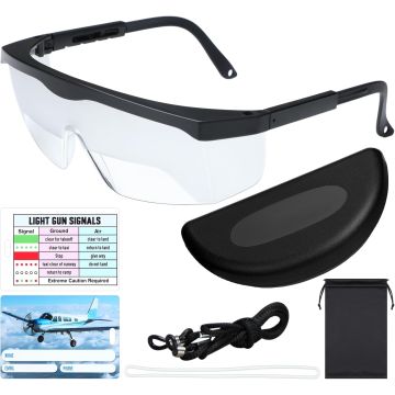 Gafas de Entrenamiento de Vuelo Ajustables Color Claro