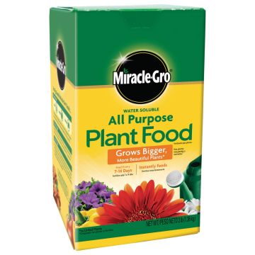 Miracle-Gro Fertilizante Soluble Para Todo Tipo de Plantas 3 lbs