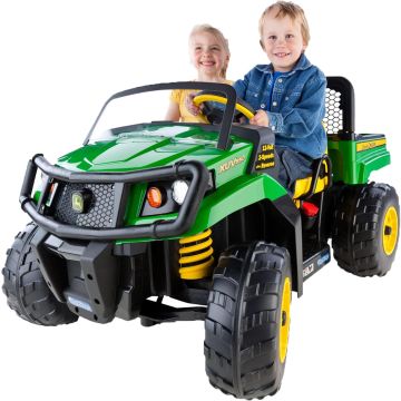 Peg Perego John Deere Gator XUV 12V, niños 3-8 años, verde