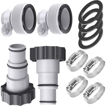 Adaptador para Manguera de Piscina 4 Pack 2 Tipos