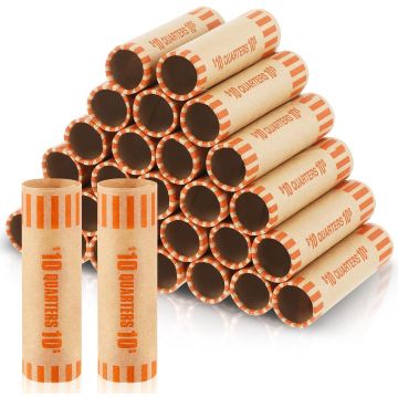 Gersoniel 360 piezas envoltorios para monedas de cuarto
