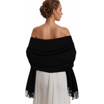 Pashmina para mujer, bufanda grande de invierno
