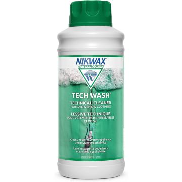 Nikwax Tech Wash 34 fl. oz Limpiador Técnico para Chaquetas y Exteriores