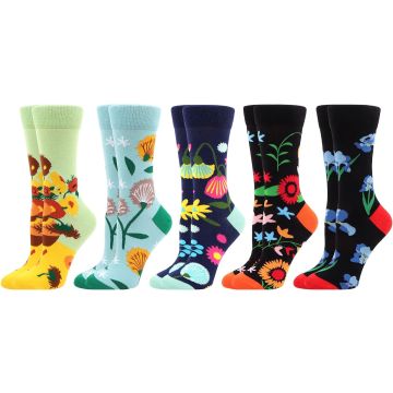 Medias WeciBor para Mujer, Multicolor, Talla 5-8