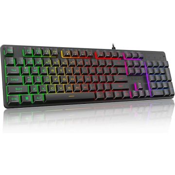 Teclado Gamer Redragon K521 Rainbow LED Mecánico 104 Teclas