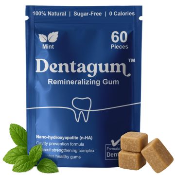 Chicle Dentagum Sin Azúcar Sabor Menta - Pack de 60 Unidades