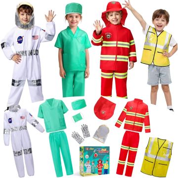 Set de 4 Disfraces Profesiones para Niños 3-8 Años LOYO