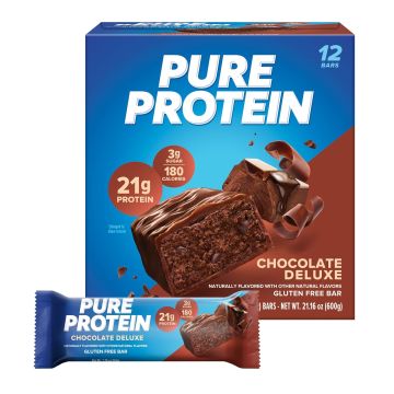 Pure Protein Chocolate Deluxe Barritas Proteicas 12 unidades 21g proteína