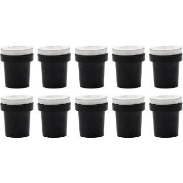10-Pack Sandblaster Nozzles with Ceramic Liner for 5 Gallon Tanks, 2mm 2.5mm 3mm 3.5mm Hole Diameter