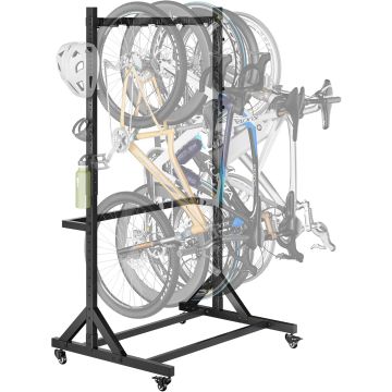 Soporte Vertical para Bicicletas monTEK para 5 Bicicletas, 350LBS