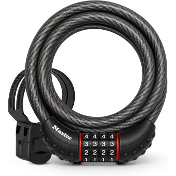 Candado de cable para bicicleta Master Lock de combinación