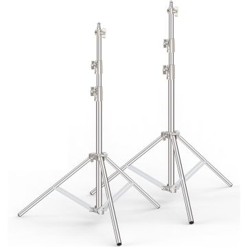 Trípode de iluminación de acero 9.2 FT 2 unidades