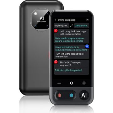 Dispositivo traductor de idiomas AI Z16, 150 idiomas, chat GPT