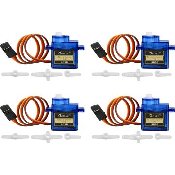4 Micro Servos SG90 9g para RC Robot Helicóptero Avión Coche