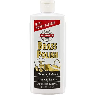 Hope's Limpiador y Pulidor para Latón - Elimina Manchas - 8 Fl Oz