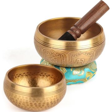 Set de 2 Cuencos Tibetanos Azules