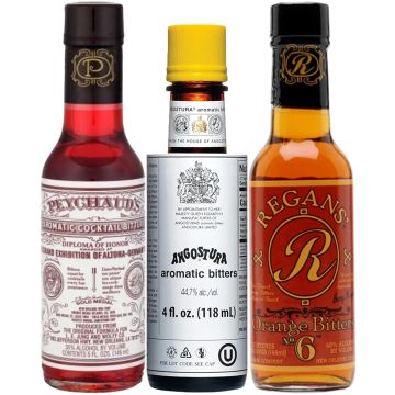 Set de Bitters Triple Play para Cócteles Old Fashioned
