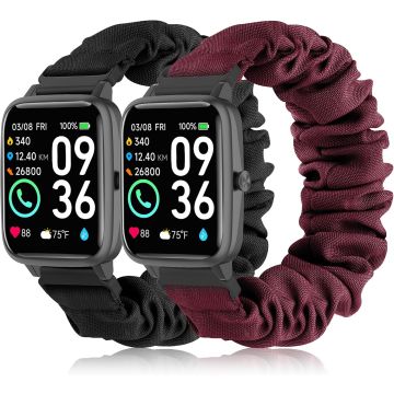 Sunnyson 22mm Correas Elásticas para Smartwatch 2 Pack