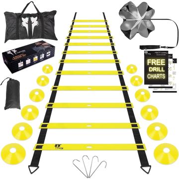 Escalera de agilidad deportiva 20ft para entrenamiento