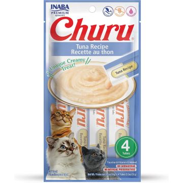 INABA Churu Snack Húmedo para Gatos Sabor Atún 4 Tubos