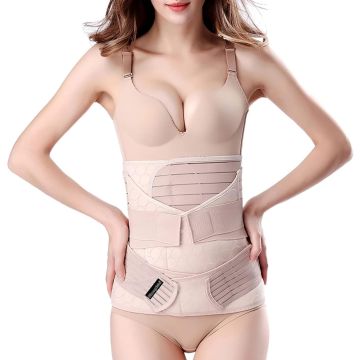 Faja Postparto 3 en 1 Recuperación Cintura/Cadera/Pelvis Beige Talla L