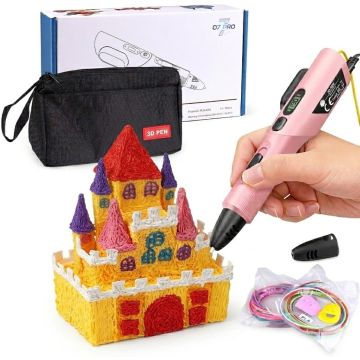 Lápiz 3D LinkSpoX con Pantalla LCD, Regulable, PLA/ABS, Kit