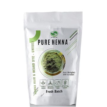 Polvo de Henna Puro 100 g - Tinte Rojo para Cabello - The Henna