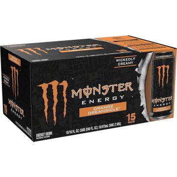 Monster Energy Orange Dreamsicle, bebida energética, 16 oz (