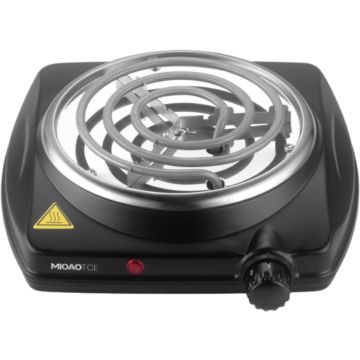Estufa Eléctrica de 1 Puesto, 1000W, Control de Temperatura