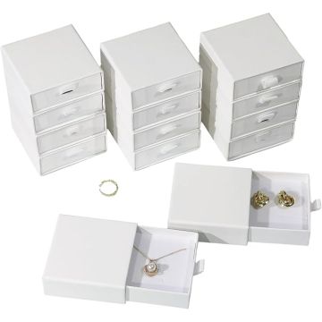 Cajas Estuche Joyeria Carton 9x9cm 40 Unidades